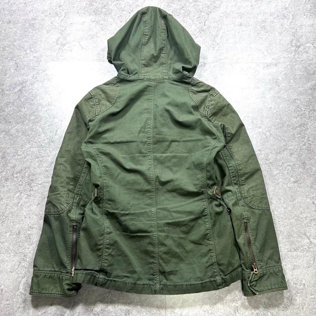 00s【archive】Halb/ギミックミリタリージャケット/Y2K/マスク◎