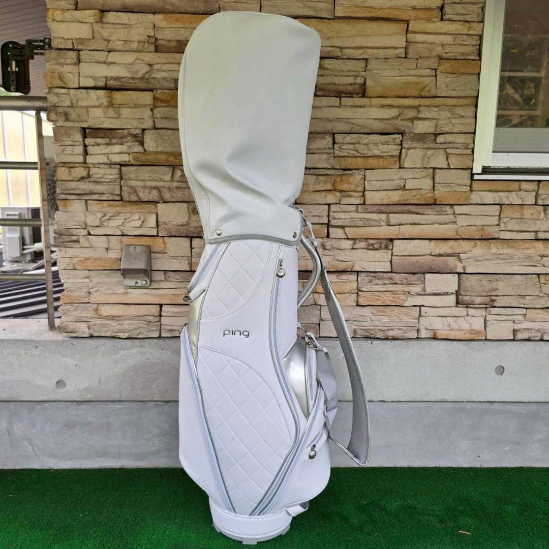 PING ピン レデースキャディバッグ ホワイト