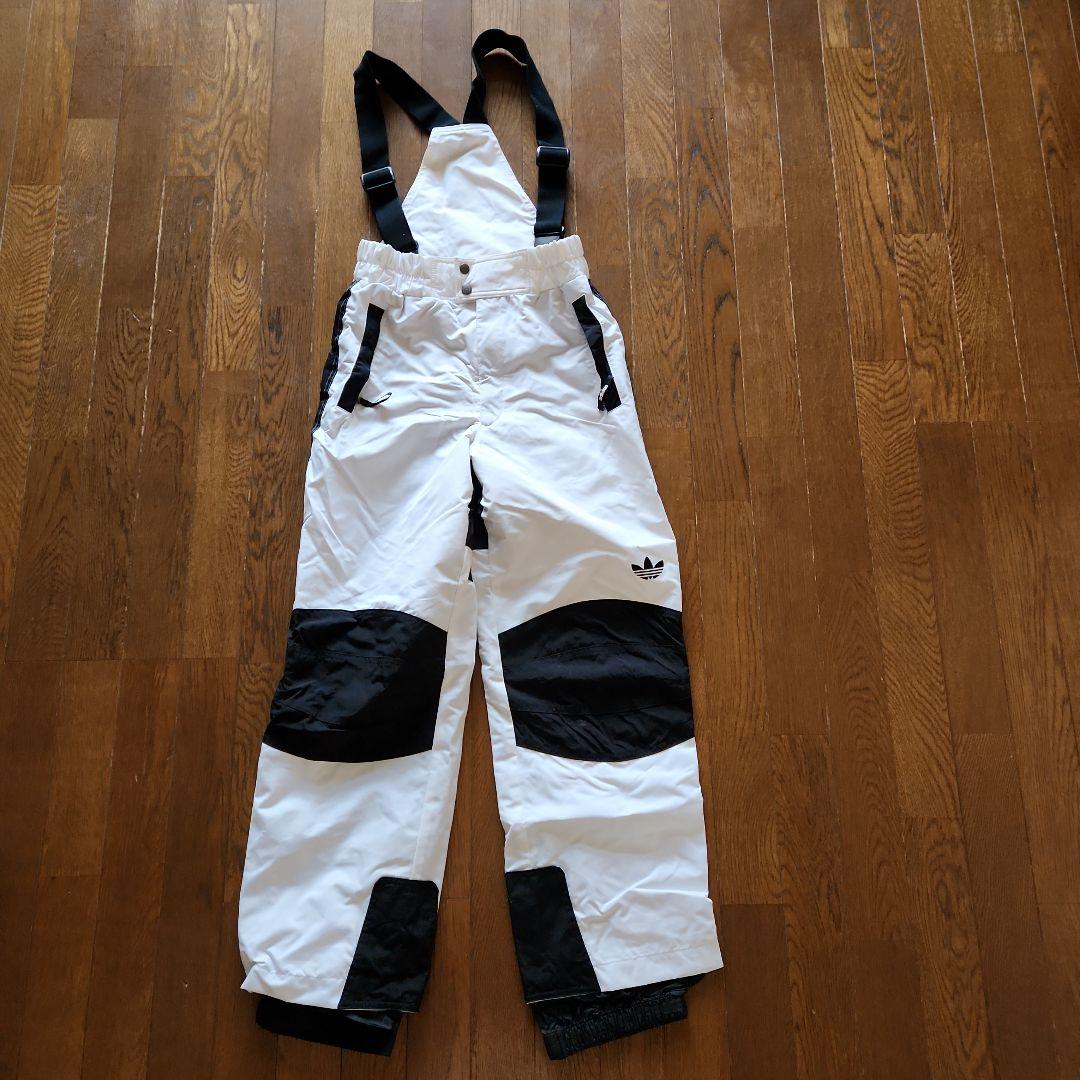 adidas　アディダス　スノーボード　スキーウェア　上下セット　S　白×黒×赤