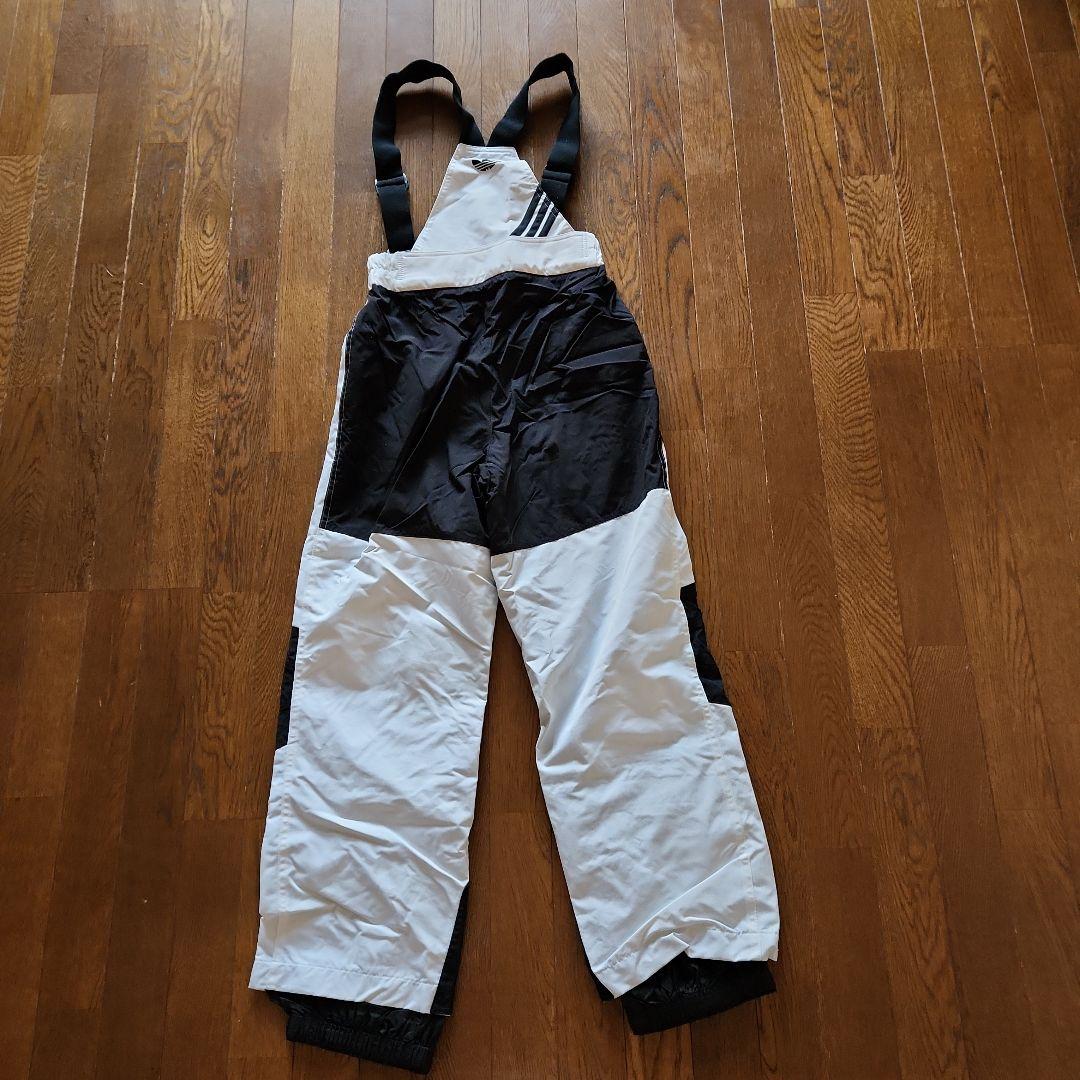 adidas　アディダス　スノーボード　スキーウェア　上下セット　S　白×黒×赤