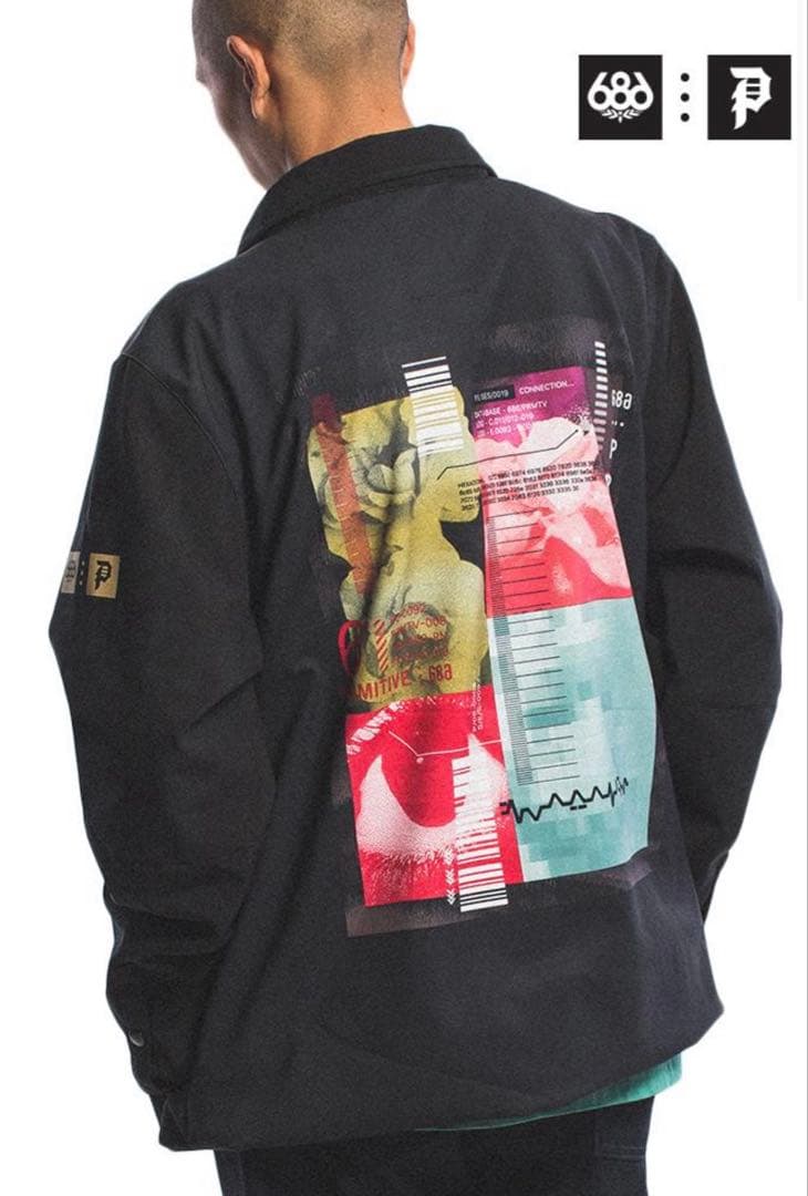 スノーボード 686 PRIMITIVE WATERPROOF COACHES JACKET