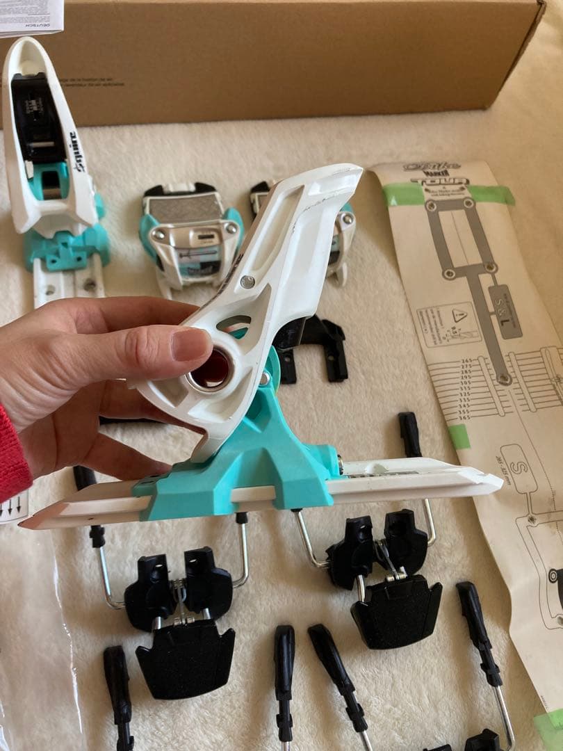 Marker Squire スキー　ビンディング　ターコイズブルー