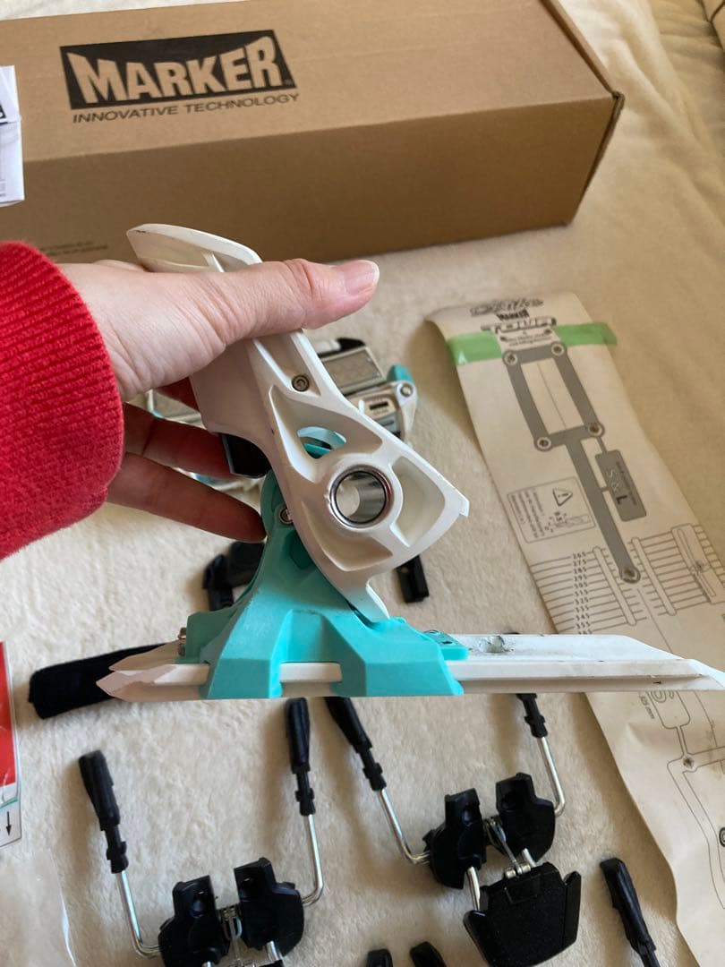 Marker Squire スキー　ビンディング　ターコイズブルー