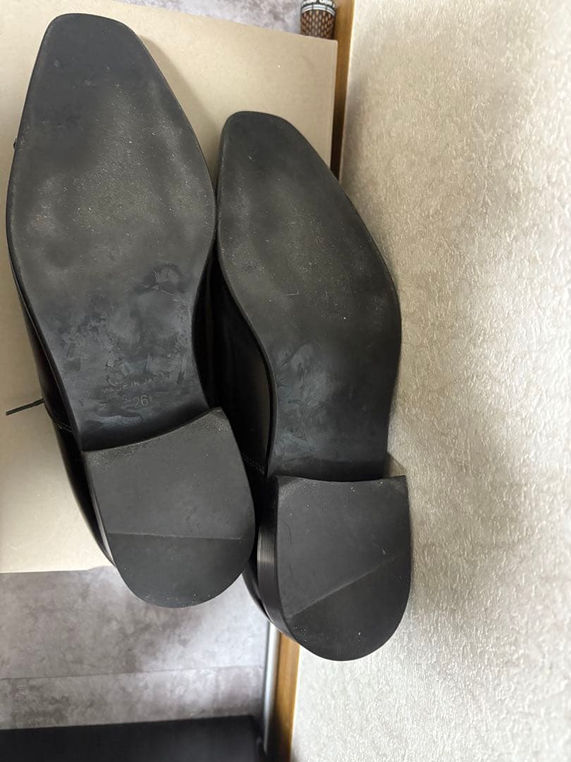 ADELO 6cmUP シークレットシューズ　ストレートチップ