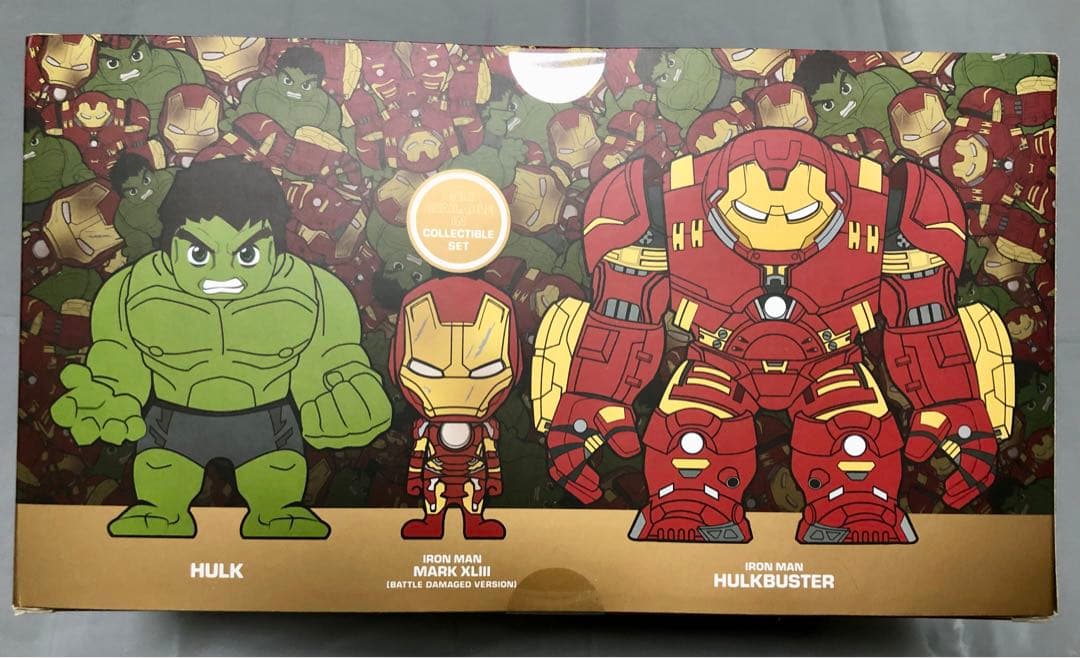 【未開封品】ホットトイズ　コスベイビー　アイアンマン　ハルクバスター　ハルク