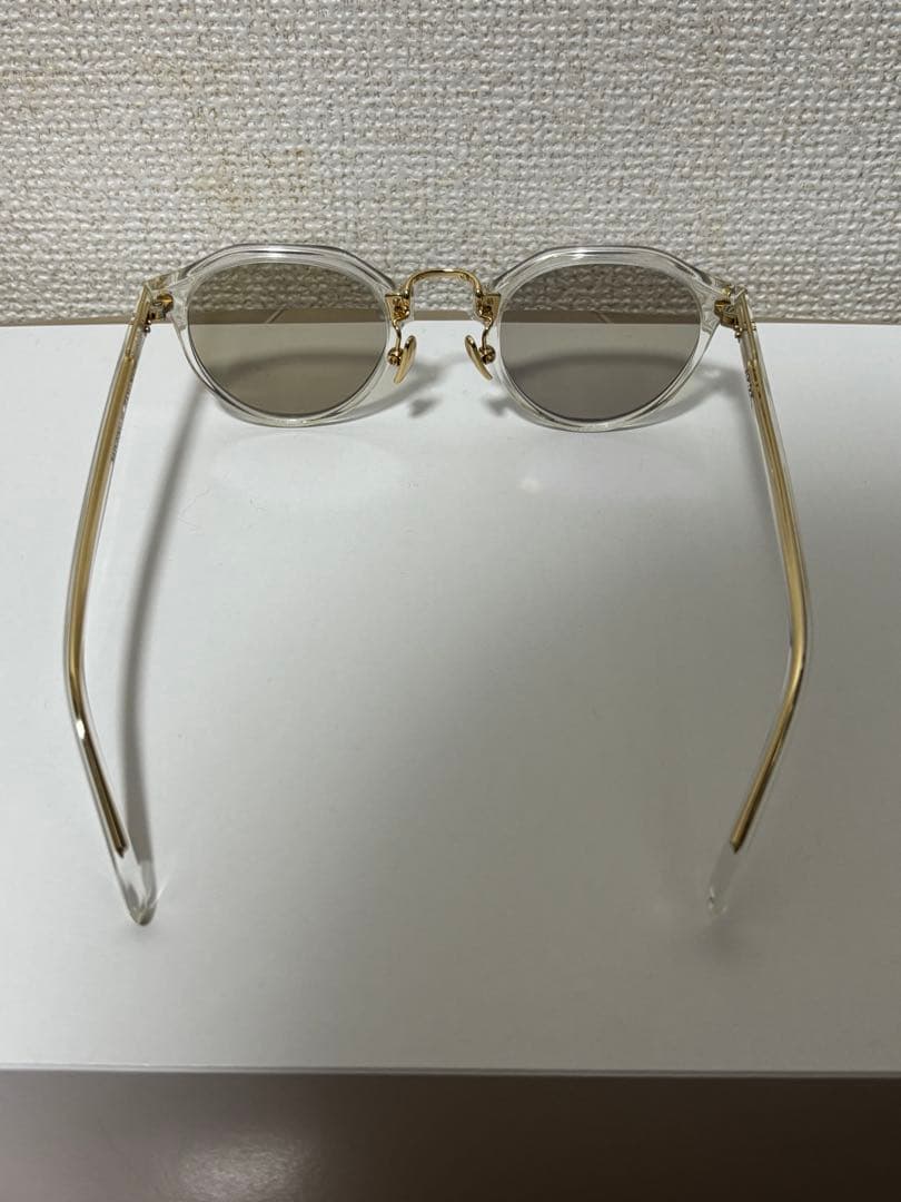 A.D.S.R./SATCHMO03クリア/ゴールドフレーム(Lt.Brown)