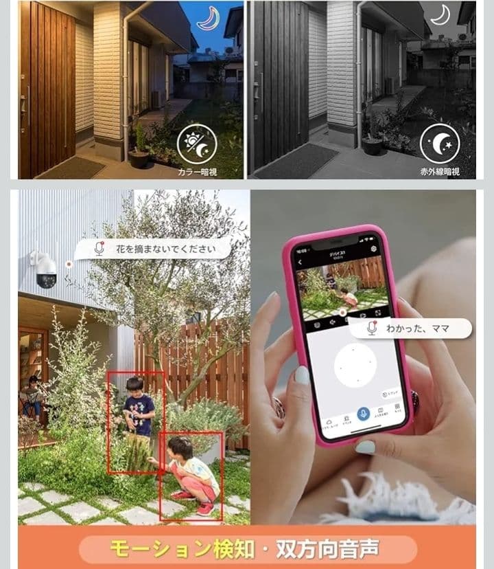 最安値★防犯カメラ ワイヤレス モニター付き 2台セット ★新品未使用
