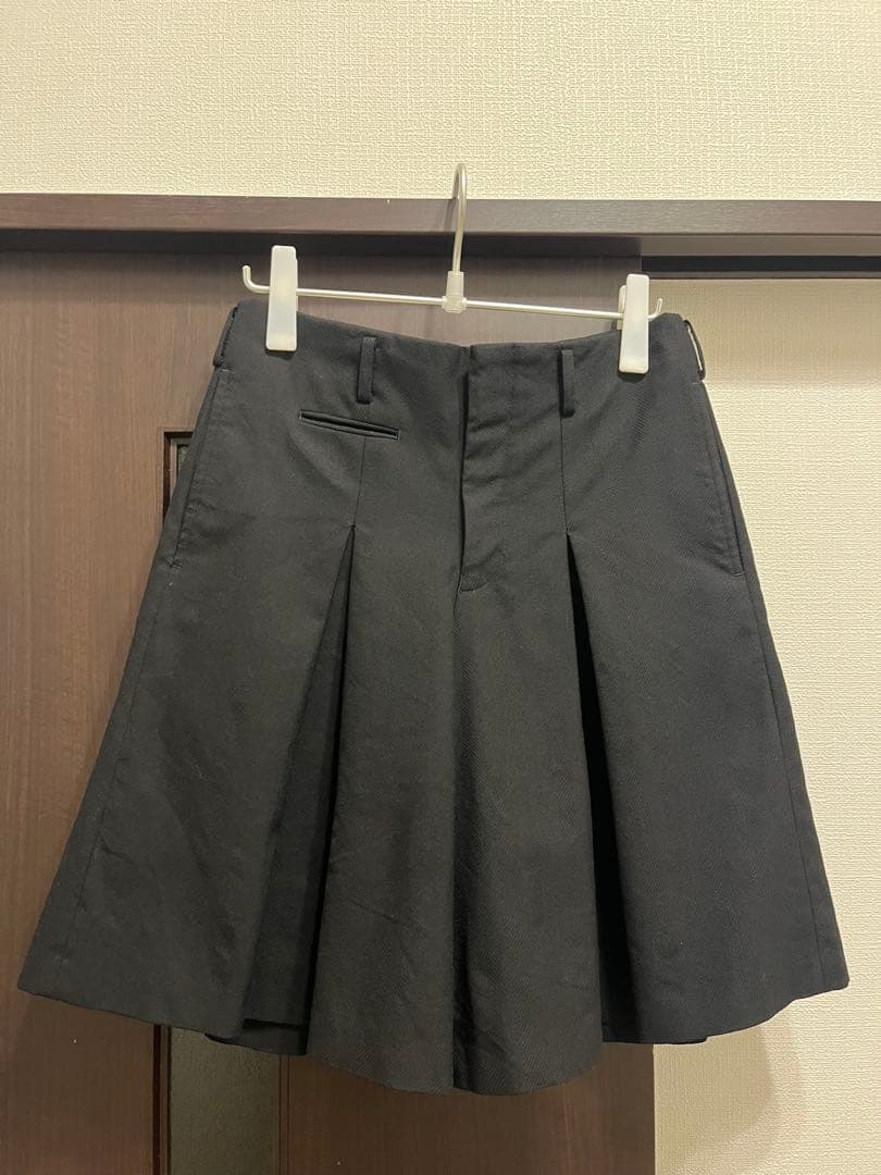 AD2015 コムデギャルソンオムプリュス ワイドショートパンツ ブラック