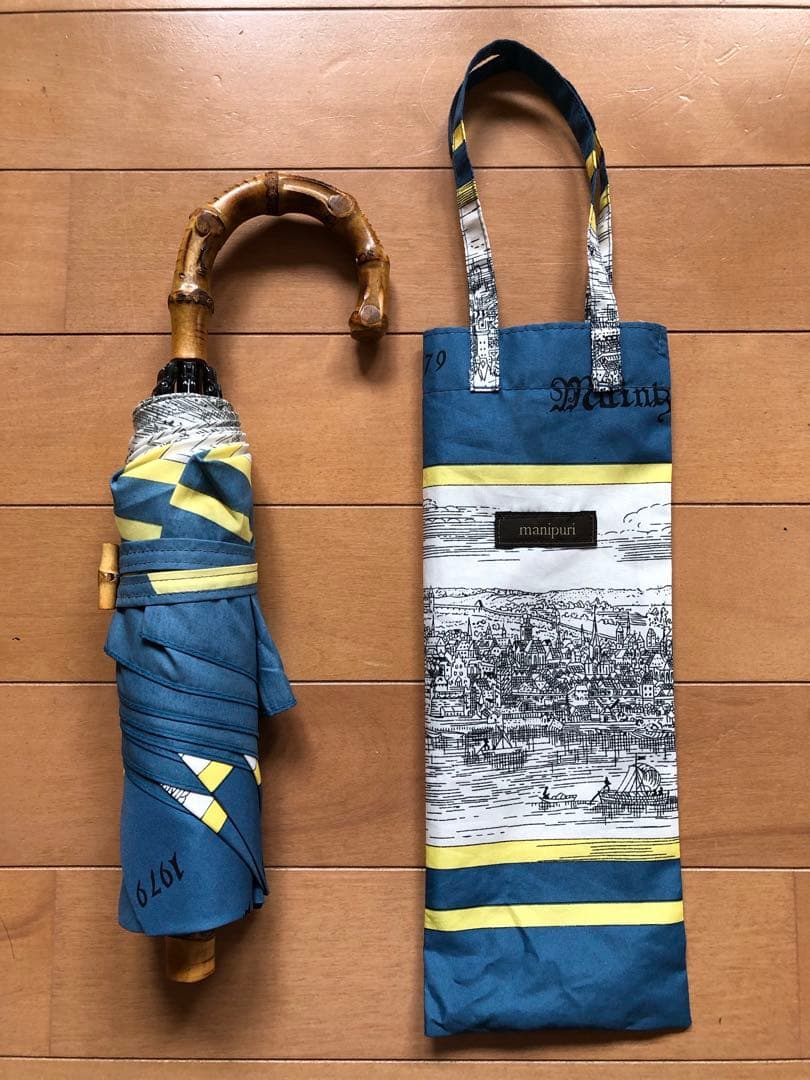 manipuri マニプリ　晴雨兼用折りたたみ傘　日傘