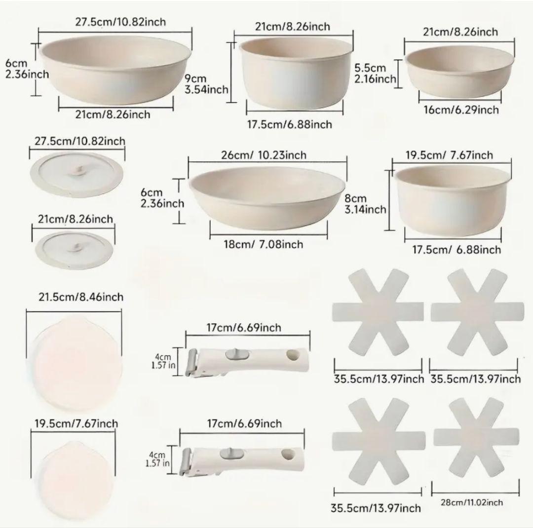【新品未使用】 鍋・フライパンセット 15点セット