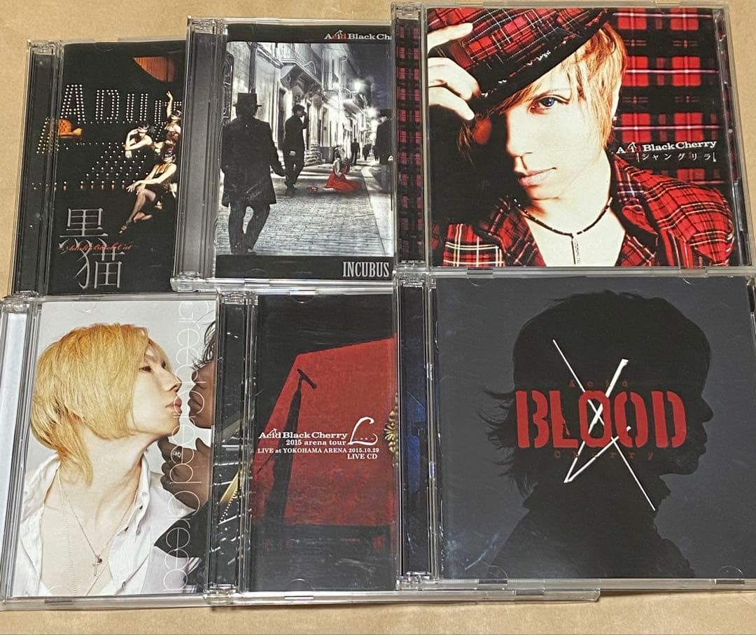 Acid Black Cherry CD6枚セット(5枚はDVD付)