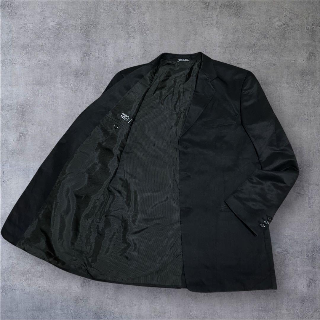 バーニーズニューヨーク　イタリア製　スーツジャケット　メンズ　光沢　XLサイズ