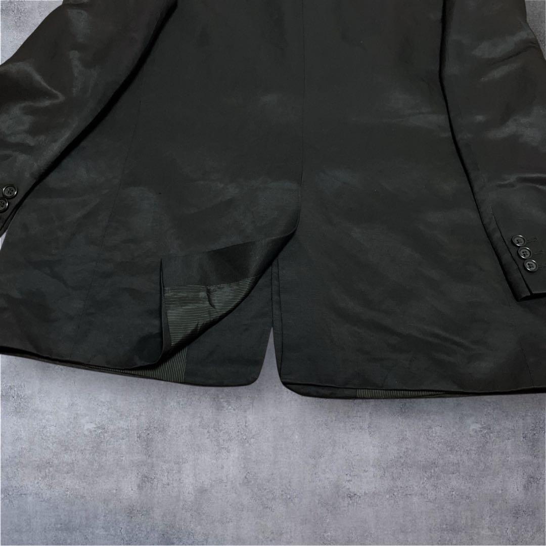 バーニーズニューヨーク　イタリア製　スーツジャケット　メンズ　光沢　XLサイズ