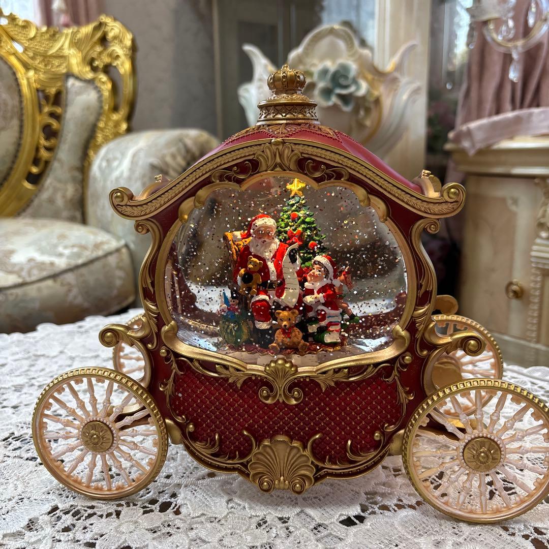 Xmasオルゴール 馬車 ラスト1点