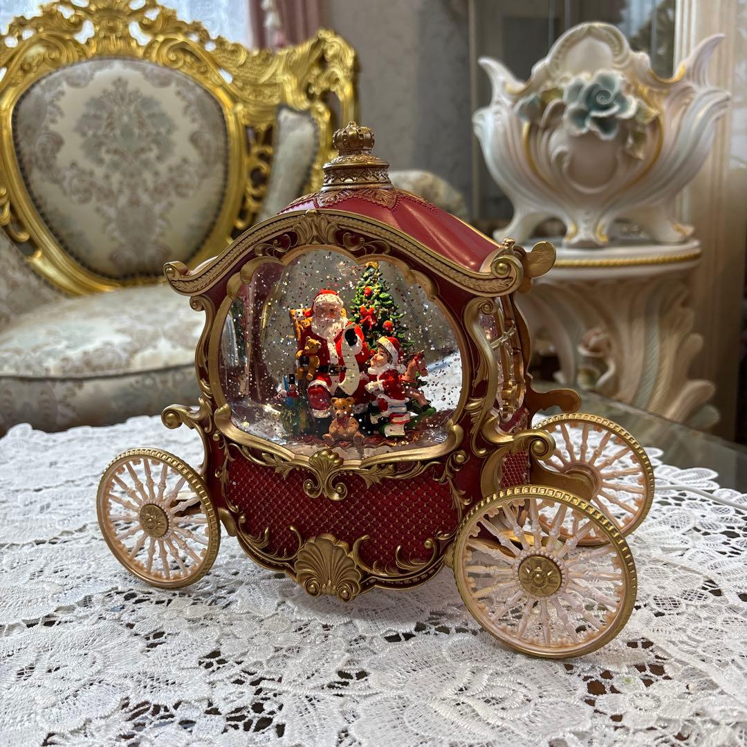 Xmasオルゴール 馬車 ラスト1点
