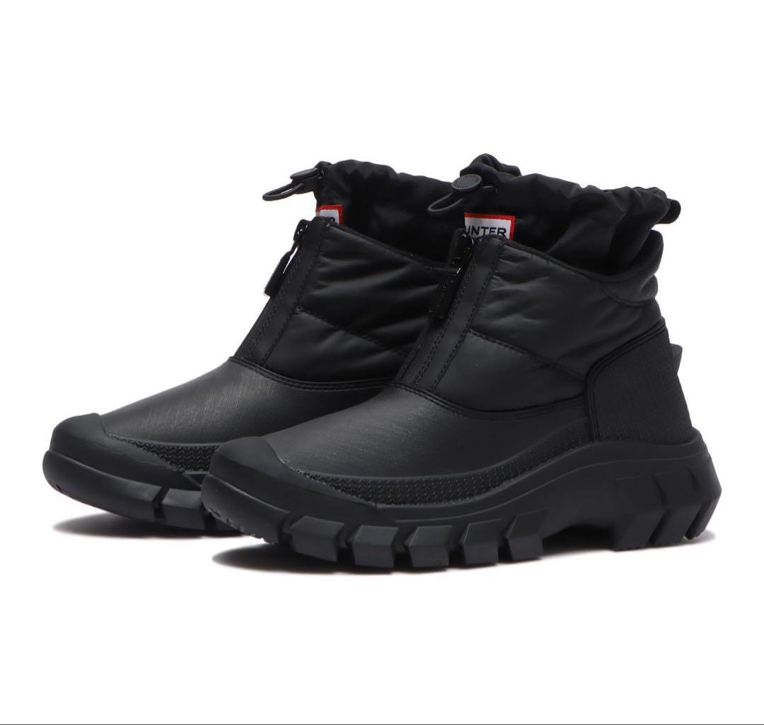 HUNTER イントレピッド　スノーブーツ 25.5〜26cm ブラック