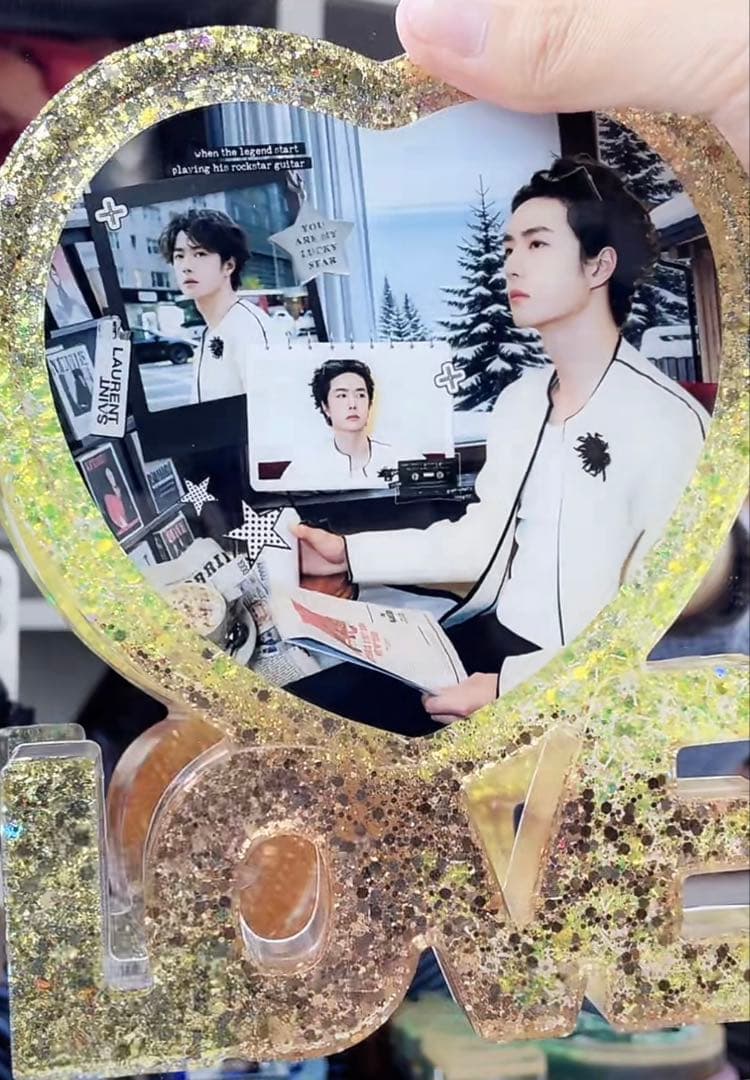 新作 王一博 超大Loveスタンド　置物 8点セット❣️確認用❣️0108