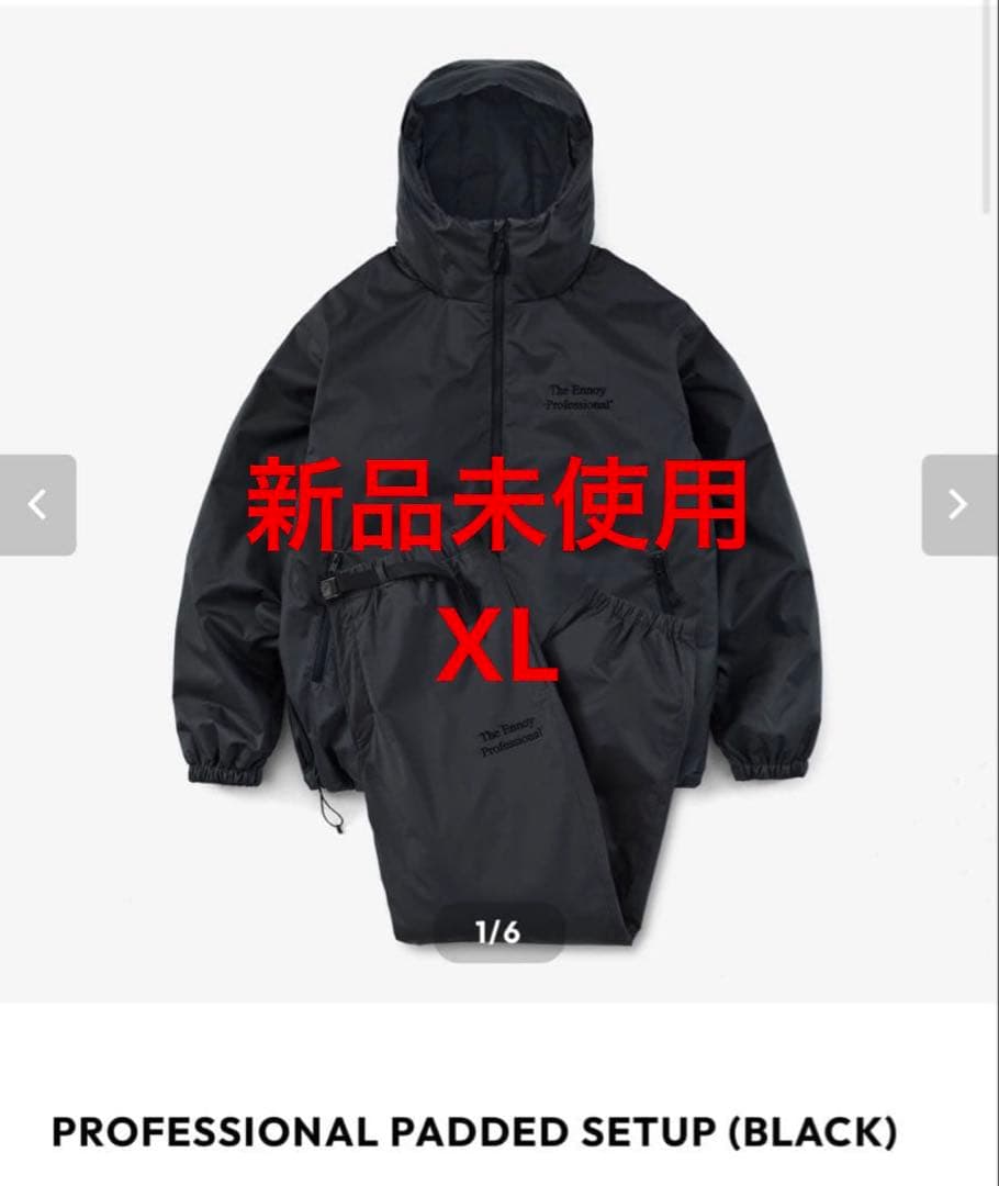 ジャケット・アウター ENNOY PROFESSIONAL PADDED SETUP BLACK