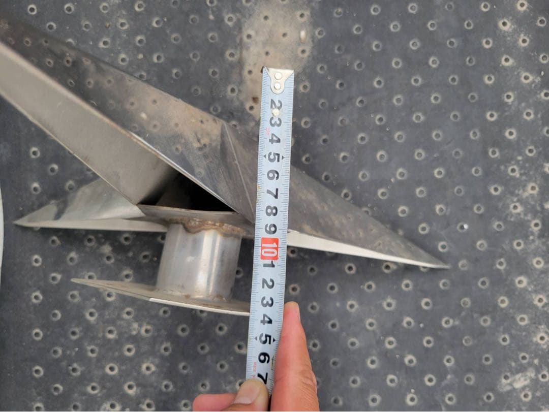 y出品 鏡面ステンレス スピンナー ベンツ型