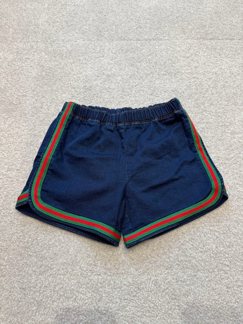 GUCCI グッチ　デニム地ショートパンツ　90
