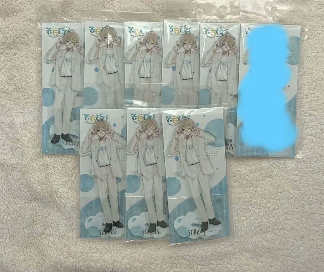 ちちゃまる　★即日発送☆ ６枚セット そらびび アクスタ ホワイトコーデ