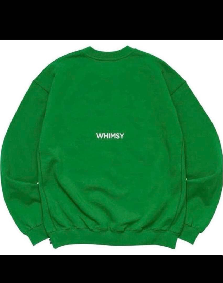 Lサイズ　Creek whimsy ロゴ グリーン スウェット