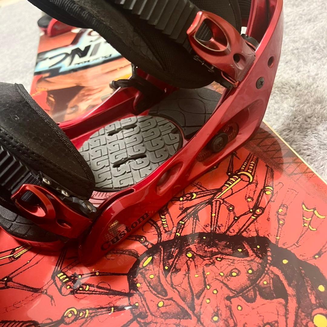 バートン UNINC アンインク スノーボード Custom ビンディング付き