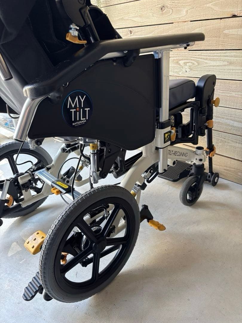 松永製作所 マツナガ マイチルトミニ 3D リクライニング 車椅子 21年製
