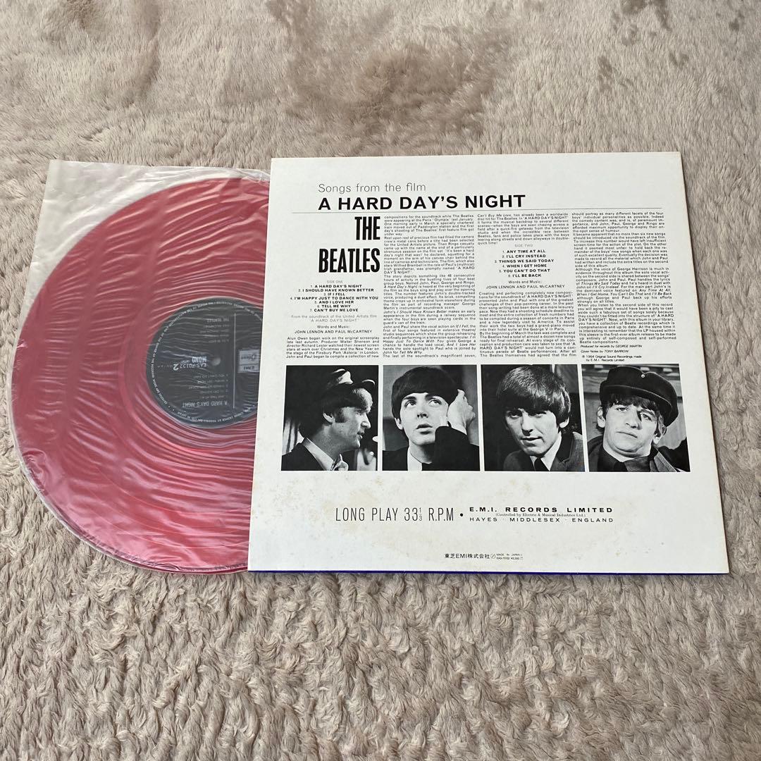 【モノラル赤盤】 The Beatles A HARD DAY'S NIGHT