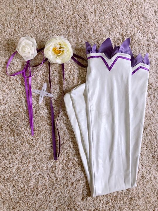 リゼロエミリアコスプレ衣装+ウィッグセット