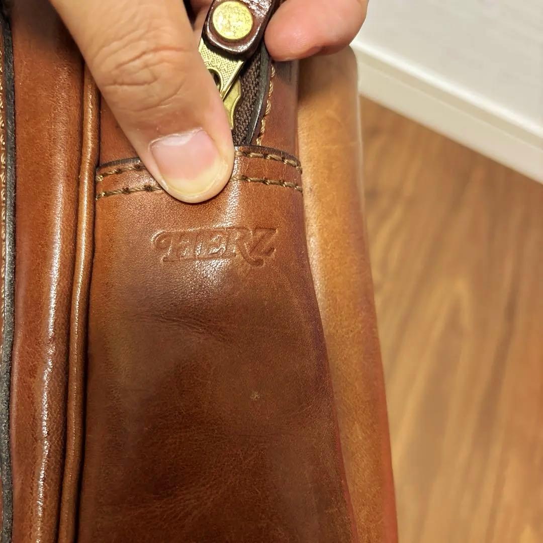 せ*ん様 HERZビジネスバッグ　ショルダーバッグ　A4可　ブラウンcitybo