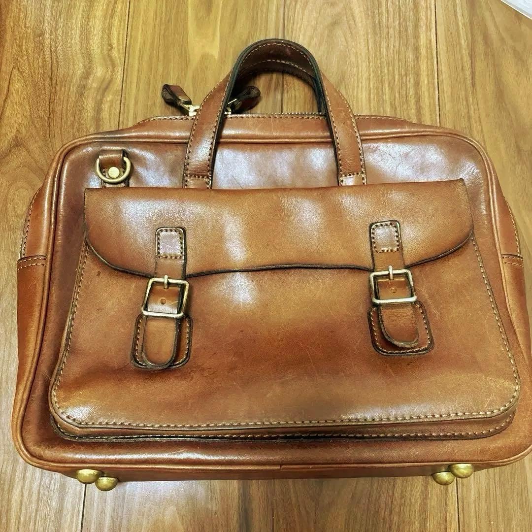 せ*ん様 HERZビジネスバッグ　ショルダーバッグ　A4可　ブラウンcitybo