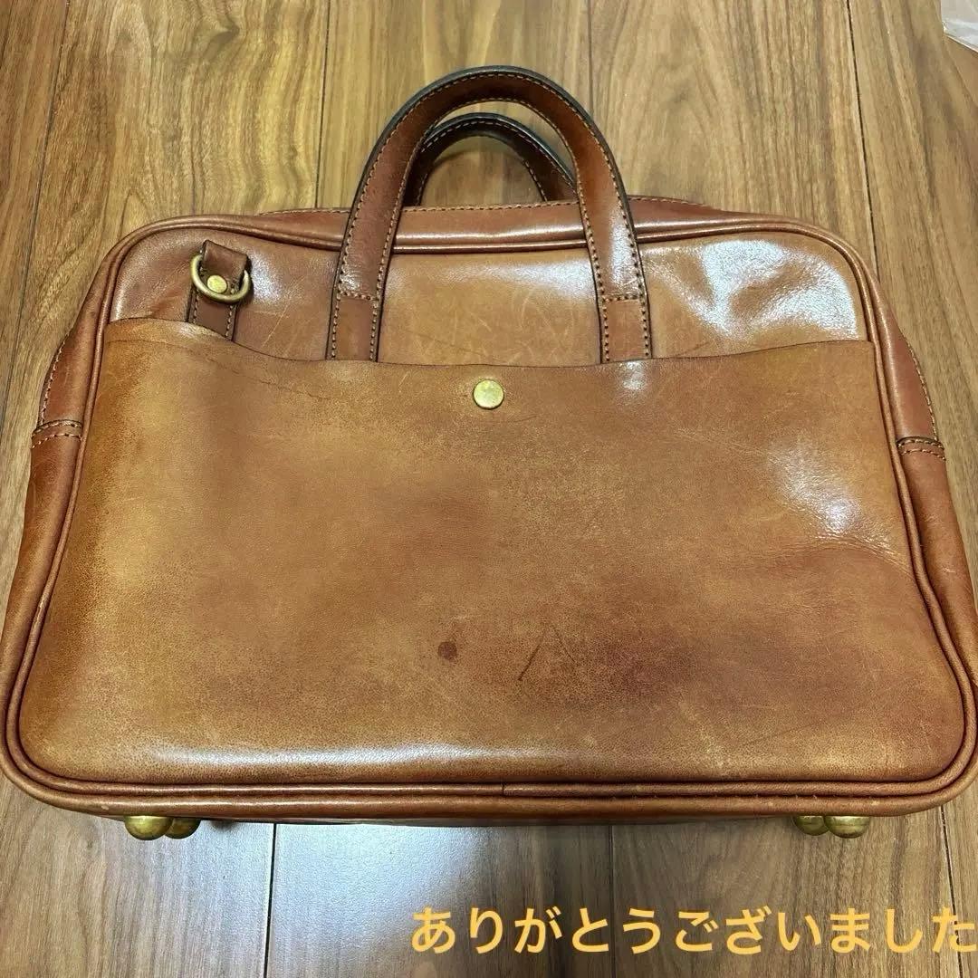 せ*ん様 HERZビジネスバッグ　ショルダーバッグ　A4可　ブラウンcitybo