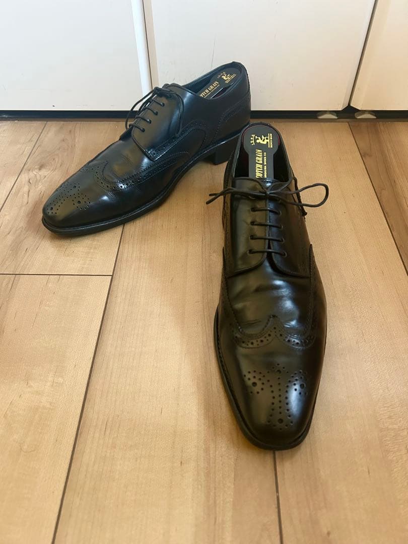 【美品】REGAL リーガル ウイングチップ メダリオン 25cm