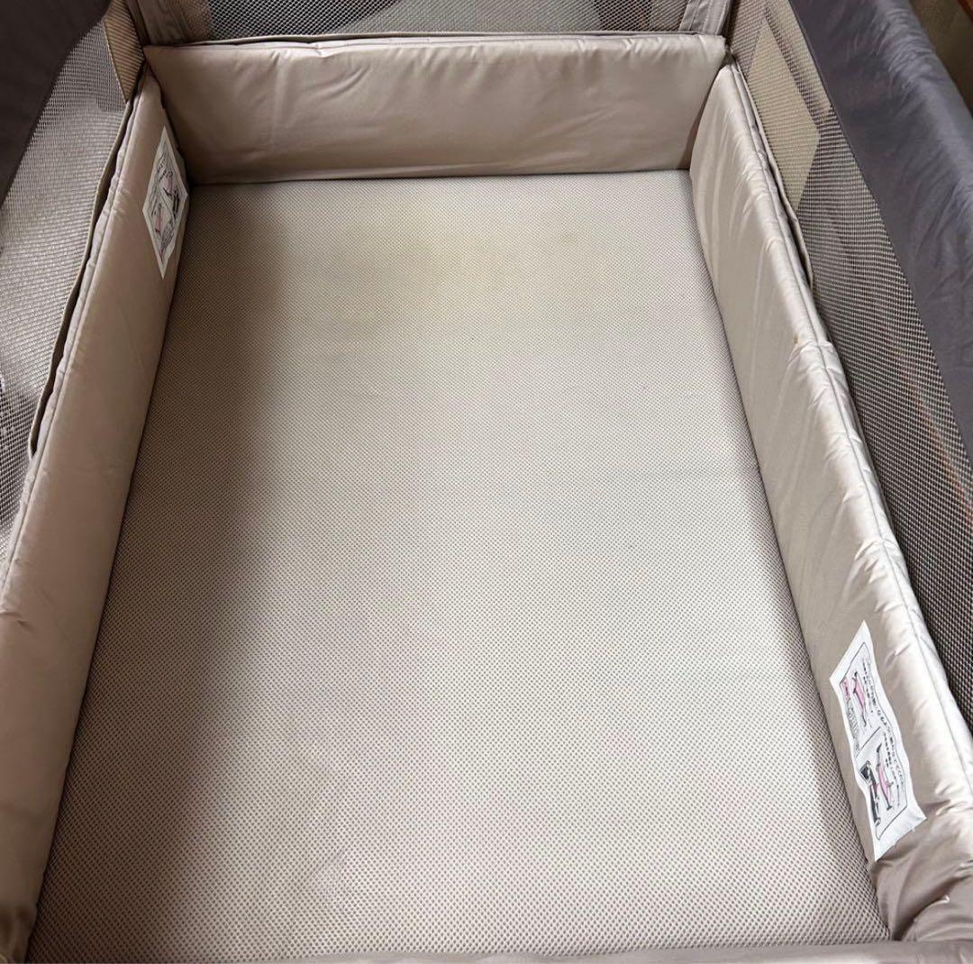 ココネルエアー 折り畳み ベビーベッド ココアブラウン