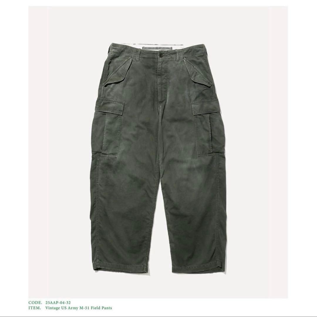 パンツ A.PRESSE Vintage US Army M51 Field Pants