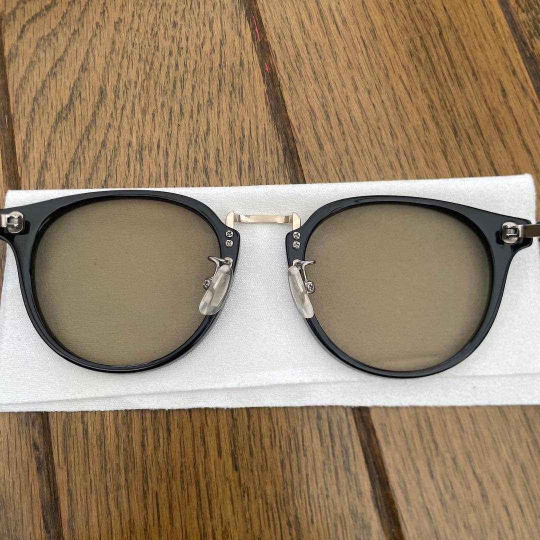 金子眼鏡　サングラス　ブラウン