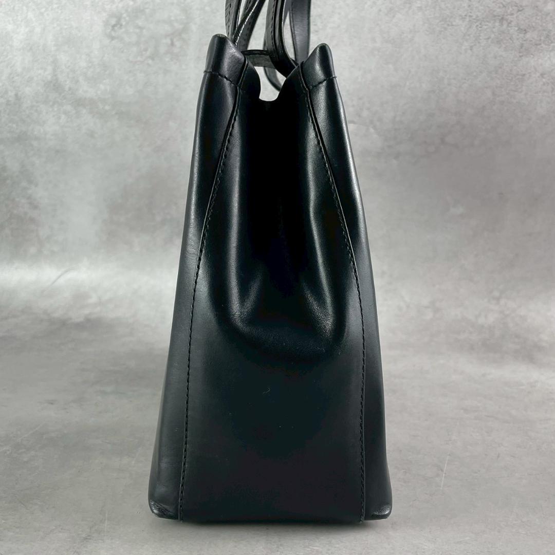 希少⭐︎フェラガモ バッグ 2way ショルダー ハンドバッグ ブラック レザー