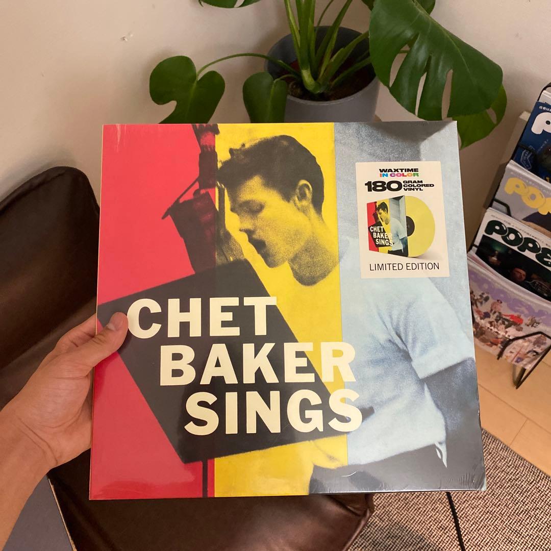 chet baker sings lp レコード