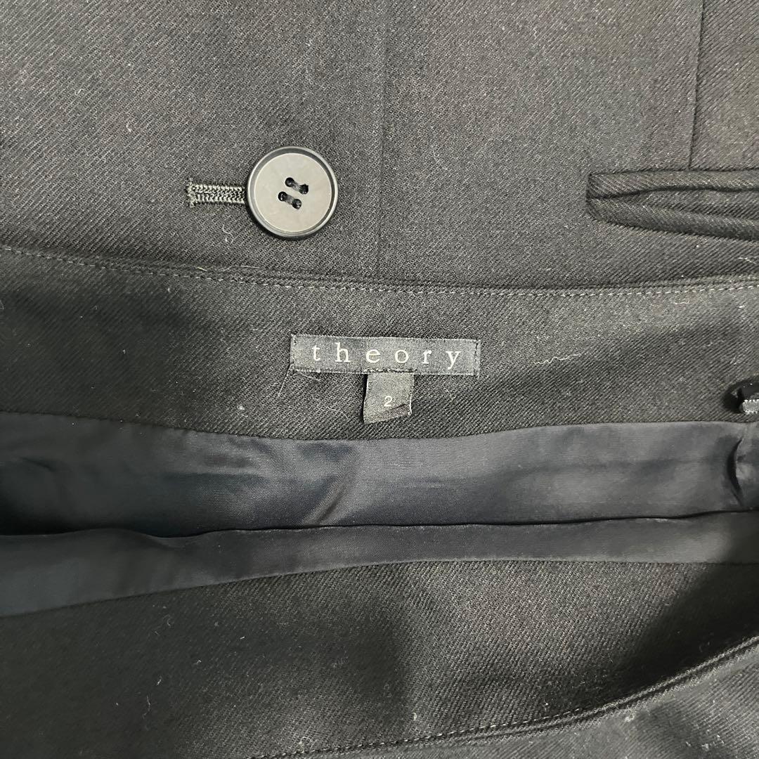 theory 黒 スカートスーツ 上下セットMサイズ
