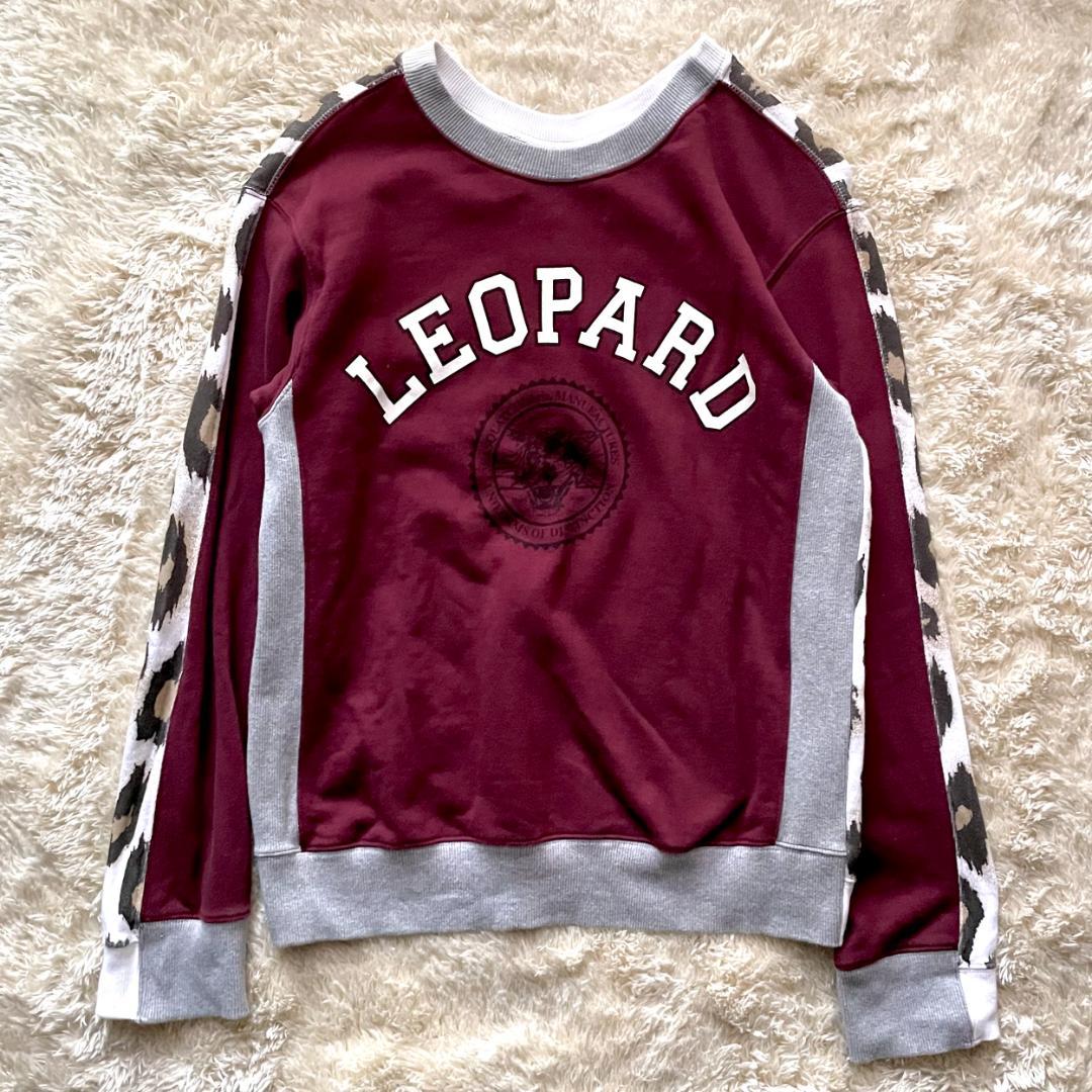 サスクワッチファブリックス レオパード スウェット アニマルデザイン クレイジー