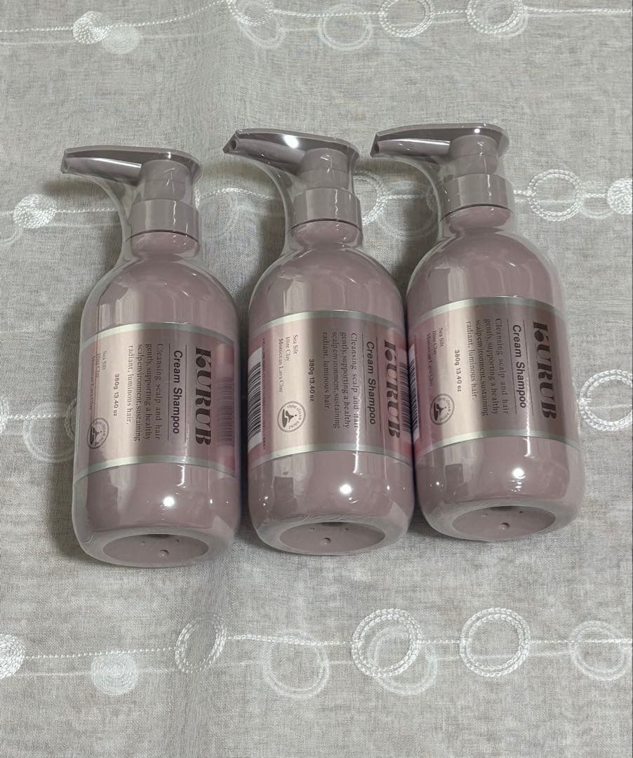 KURUB クリームシャンプー 380ml 3本セット