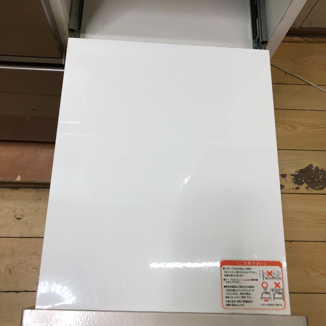 ニトリ 幅100cm キッチンボード　アルミナ2 食器棚 750705-3