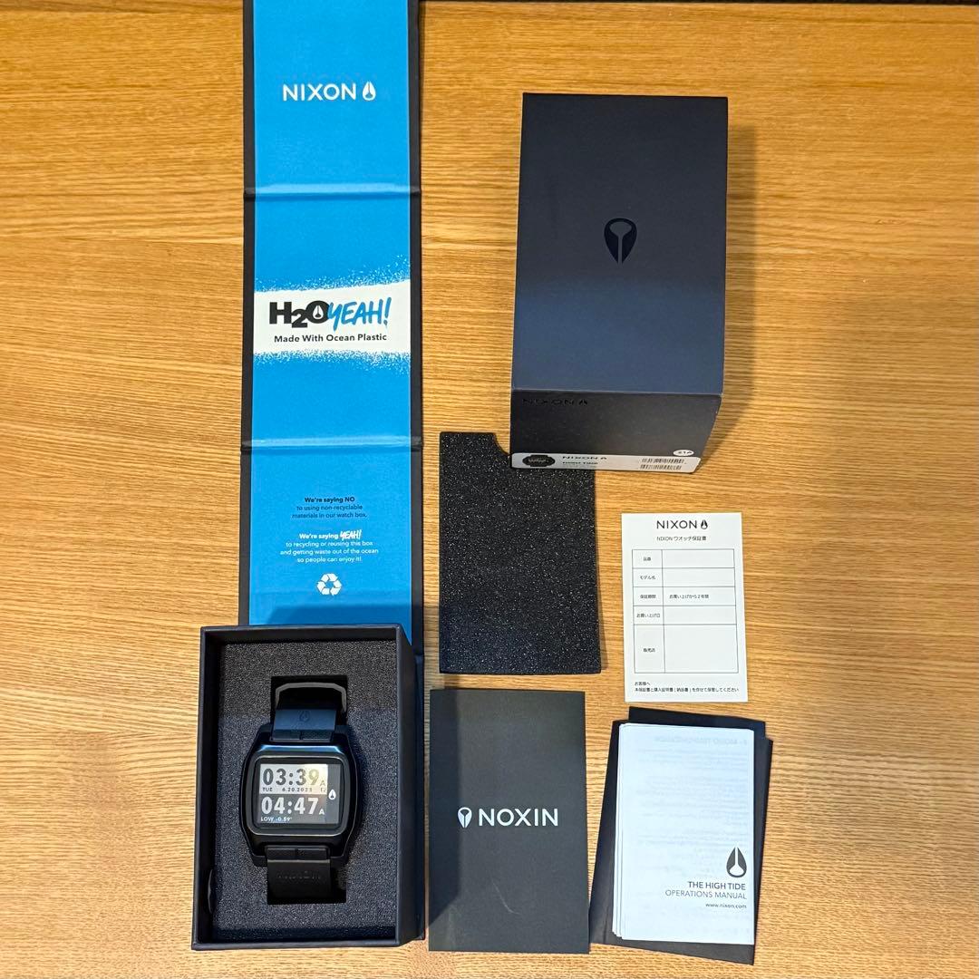 「NIXON/ニクソン」HIGH TIDE ALL BLACK