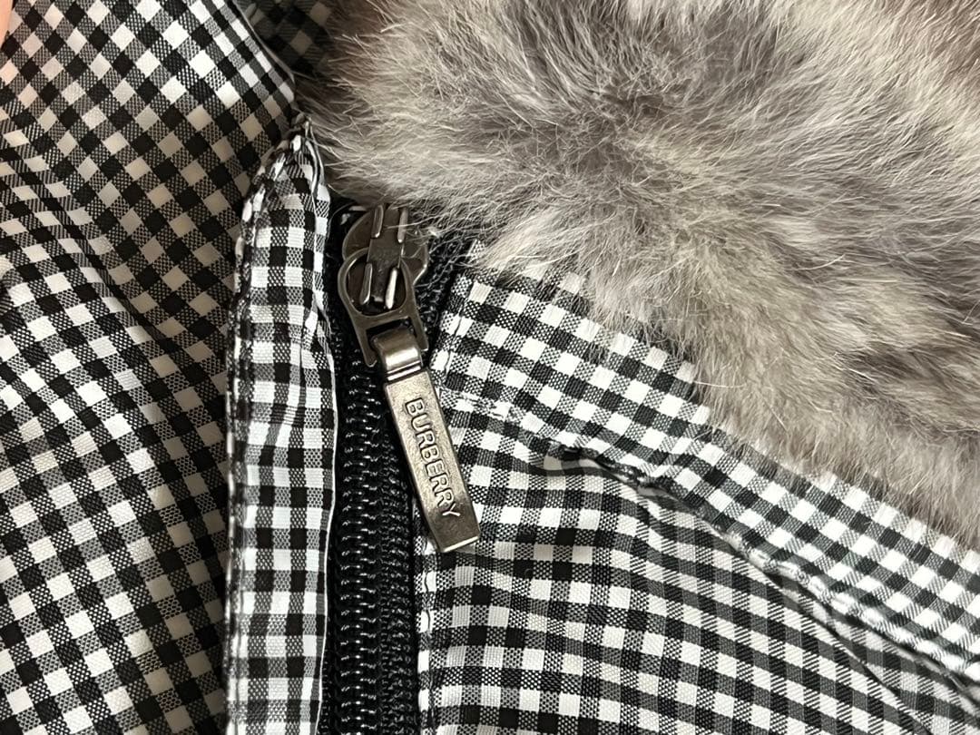 バーバリーブラックレーベル ダウンベストBURBERRY BLACK LABEL