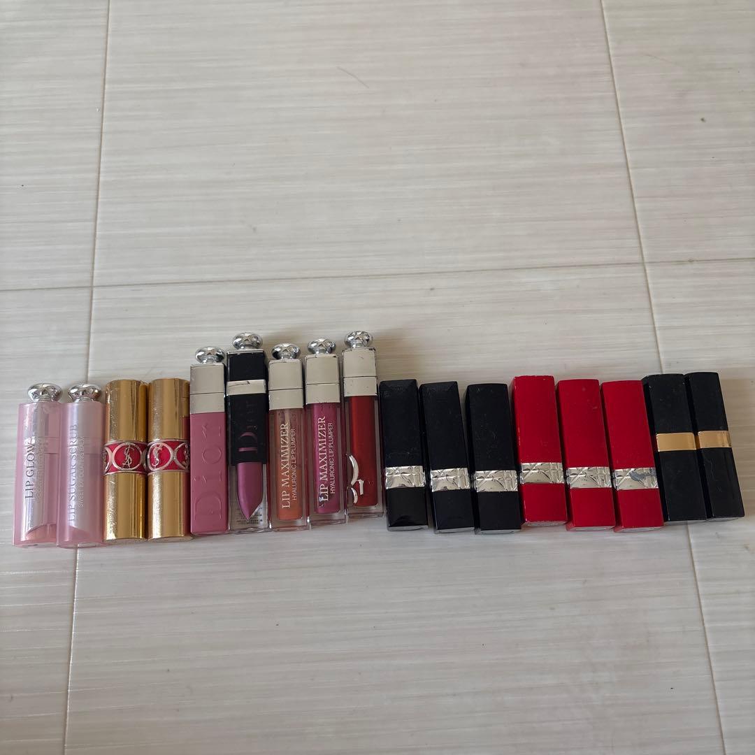 ディオールシャネルリップ17本まとめ売り