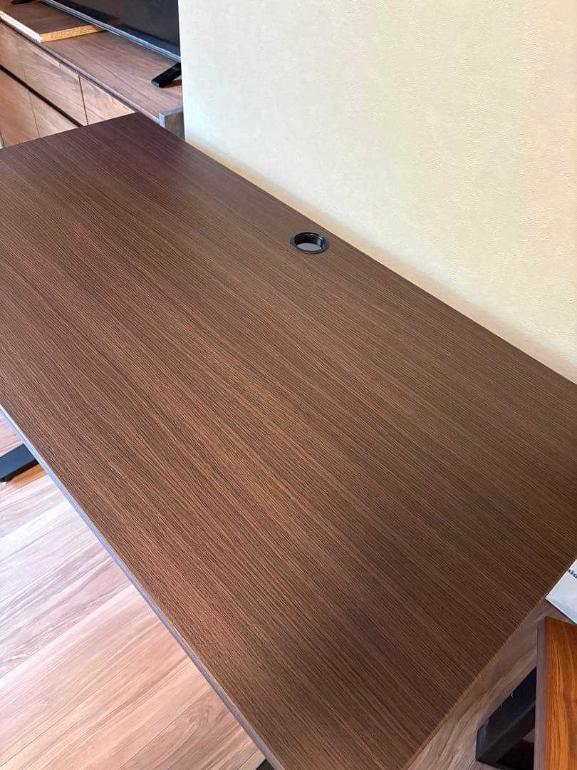 saku saku　ニトリ 昇降デスク マーフィー2 120 DBR