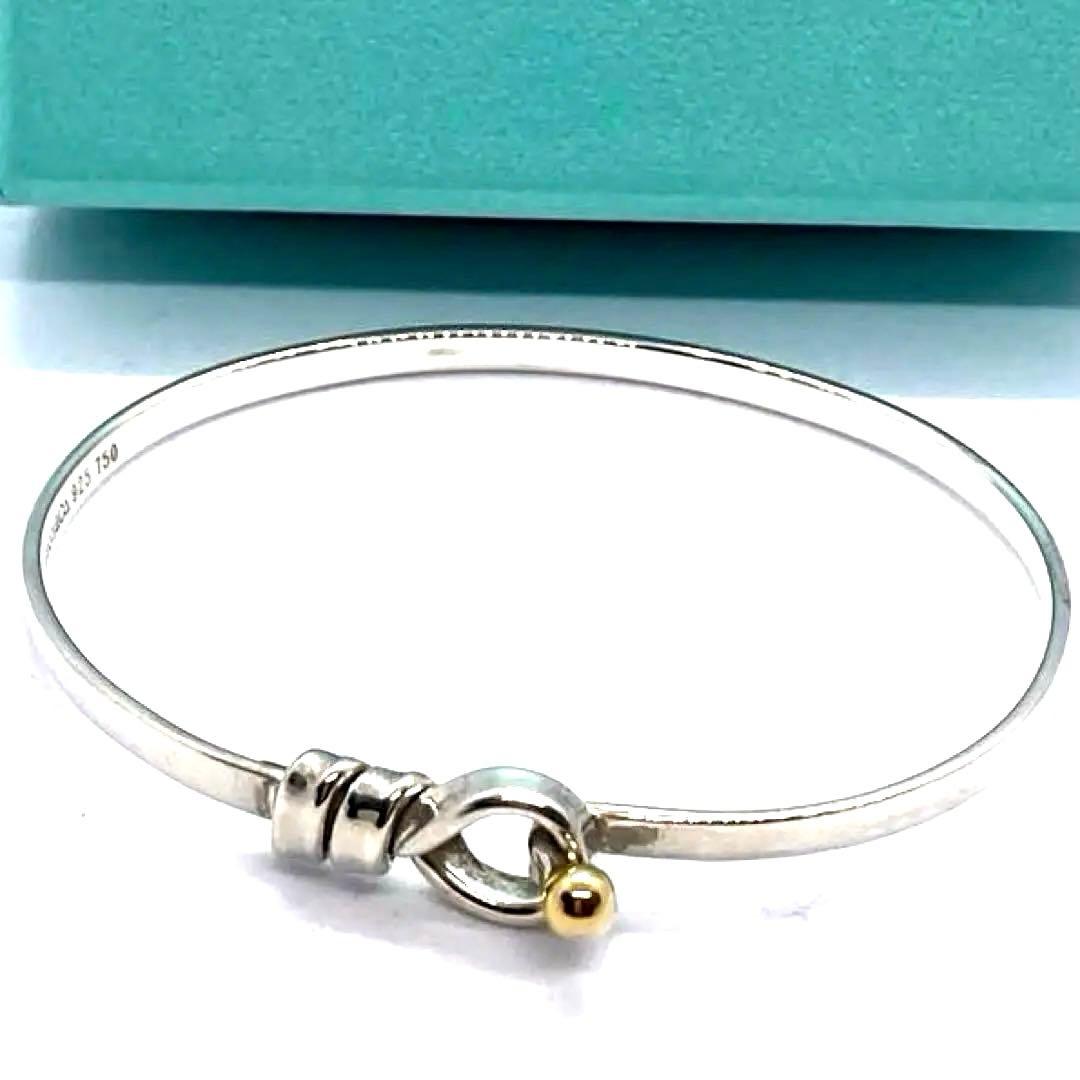 TIFFANY＆Co. ティファニー バングル 925 750 ラブノット