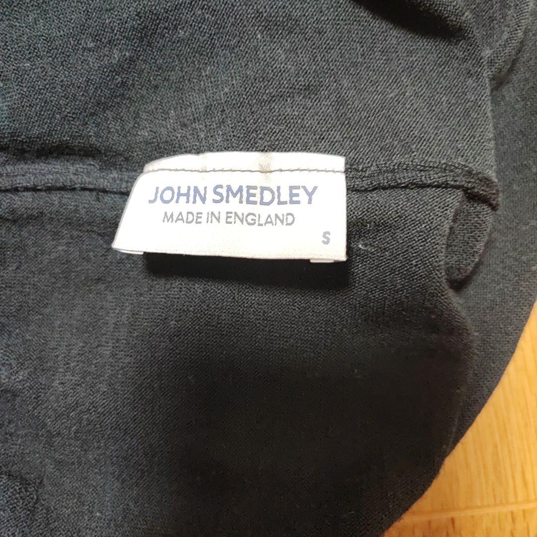 ジョンスメドレー　タートルネック　黒　サイズS