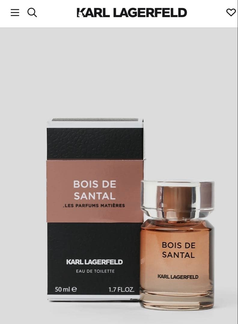 【日本未発売】カールラガーフェルド 香水　メンズ50ml サンダルウッド